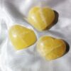 Corazones Calcita Limón | Coraje