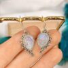 Pendientes Piedra luna "CIRCE" | Feminidad