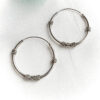 Pendientes Plata Bali 20 mm - Imagen 2
