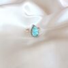 Anillo plata Larimar "OKEANIA" | Armonía