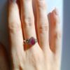 Anillo plata Amatista "LÁGRIMA" | Tranformación - Imagen 2