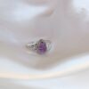 Anillo plata Amatista "LÁGRIMA" | Tranformación