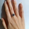 Anillo plata Zafiro "KATHIKA" | Claridad
