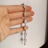 Pulsera Plata Piedra luna facetada | Feminidad - Imagen 2