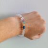 Pulsera Plata Cuarzo blanco Minerales