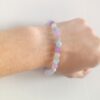 Pulsera Amatista Cuarzo rosa Aguamarina