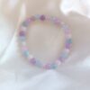 Pulsera Amatista Cuarzo rosa Aguamarina - Imagen 2
