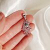 Colgante Plata Esmeralda Mano Fátima | Amor - Imagen 3