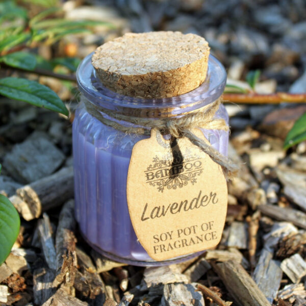 Vela de Cera de Soja Tarro - Lavanda - Imagen 3