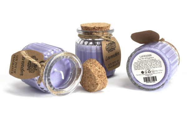 Vela de Cera de Soja Tarro - Lavanda - Imagen 2