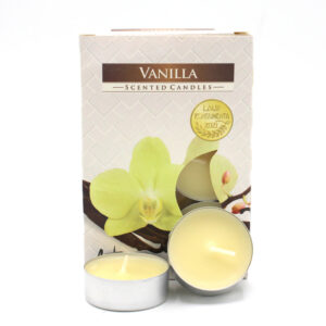 Set de 6 velas de té perfumadas - Vainilla