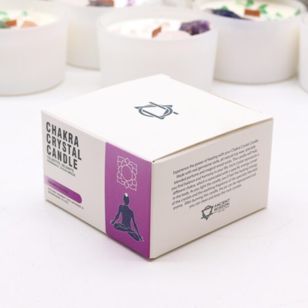 Velas de Cristal de Chakra - Chakra de la Corona - Imagen 4