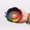 Porta Incienso Flor de Loto de Esteatita - Colores de los chakras - Imagen 3