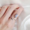 Anillo Plata Calcedonia "KYRA" | Calma - Imagen 2