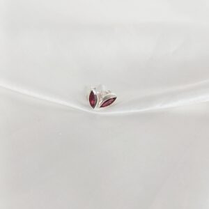 Pendientes Plata Granate "ALINA" | Pasión
