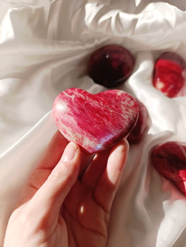 Palm Stone/Corazón Piedra luna roja | Feminidad - Imagen 4