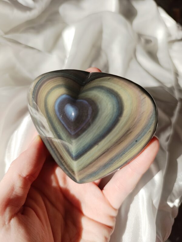 Corazones Obsidiana arcoíris | Protección - Imagen 6