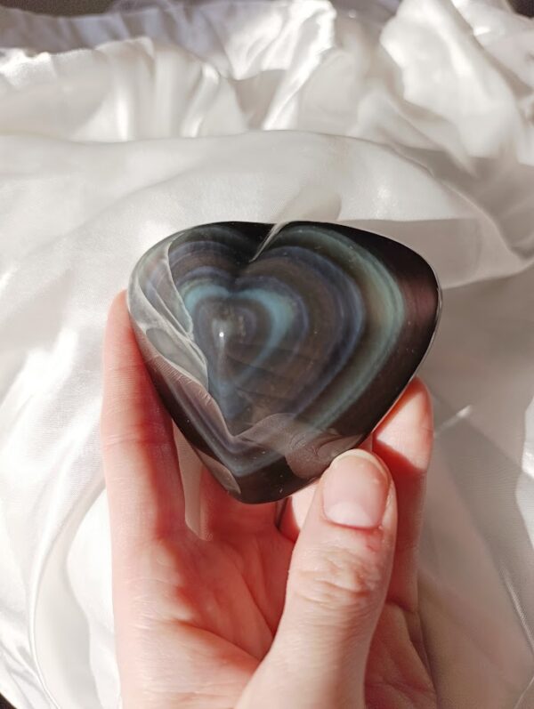Corazones Obsidiana arcoíris | Protección - Imagen 3