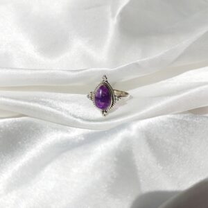 Anillo Plata Amatista "PÉTALO" | Transformación