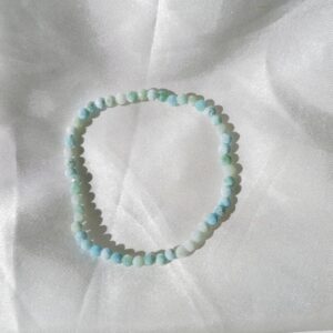 Pulsera Larimar facetada | Tranquilidad