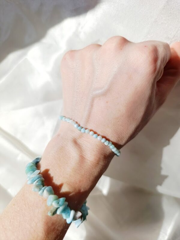 Pulsera Larimar facetada | Tranquilidad - Imagen 3