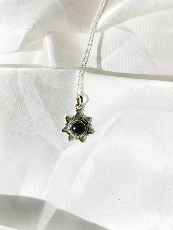 Colgante plata Ónix "INTI" | Protección - Imagen 3