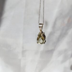 Colgante plata Heliodoro facetado | Valor