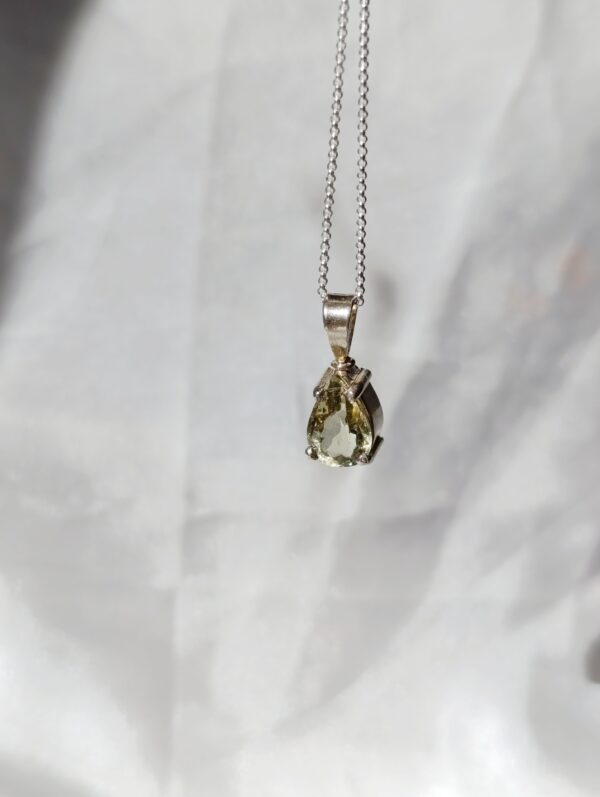 Colgante plata Heliodoro facetado | Valor