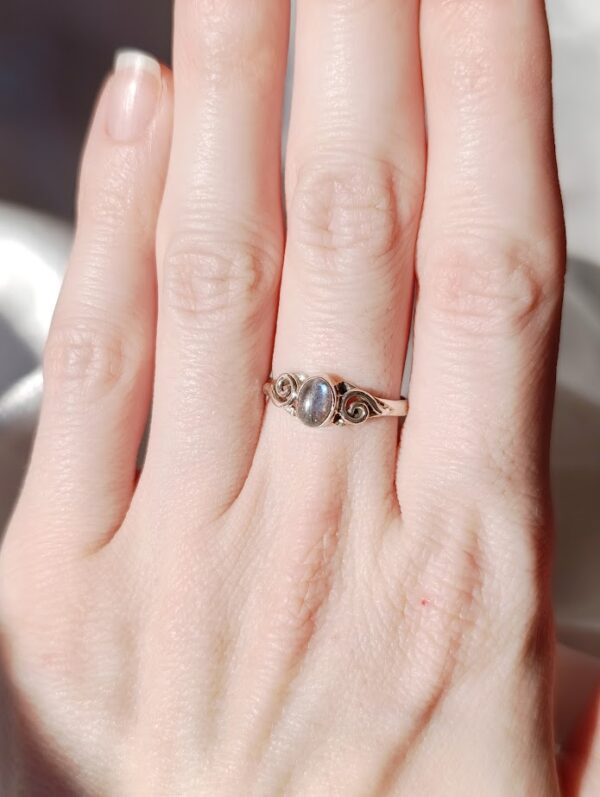 Anillo plata Labradorita "ILLUMINARE" | Espiritualidad - Imagen 2