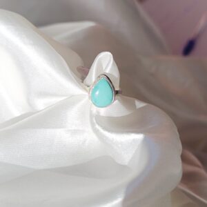 Anillo Plata Turquesa | Comunicación