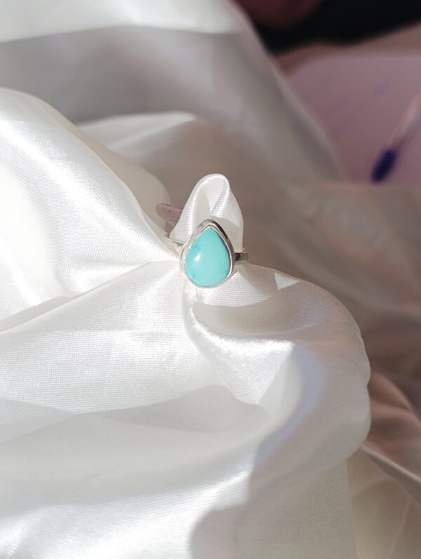 Anillo Plata Turquesa | Comunicación
