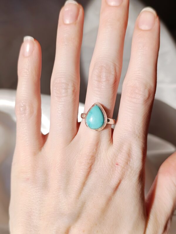 Anillo Plata Turquesa | Comunicación - Imagen 2