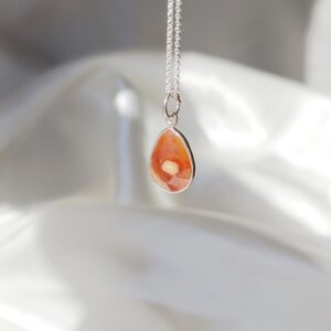 Colgante plata Carneola "FREYA" | Autoestima