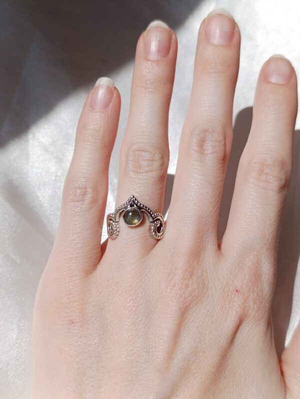 Anillo Plata Labradorita "LYRA" | Conexión - Imagen 3