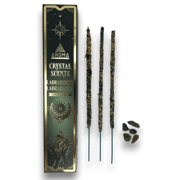 Incienso Labradorita AROMA Smudge Kit Incienso Crystal