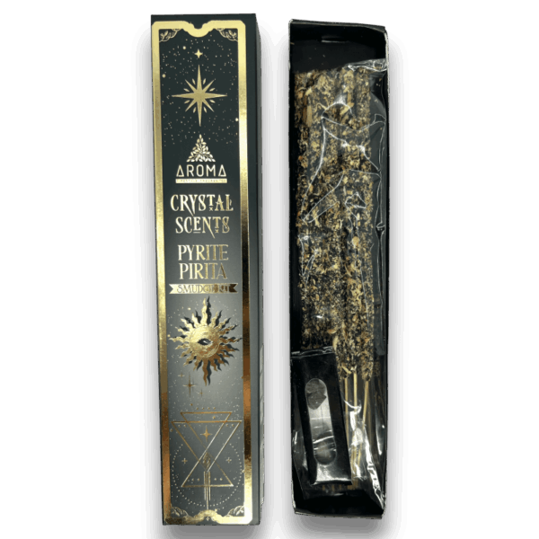 Incienso Pirita AROMA Smudge kit crystal - Imagen 2