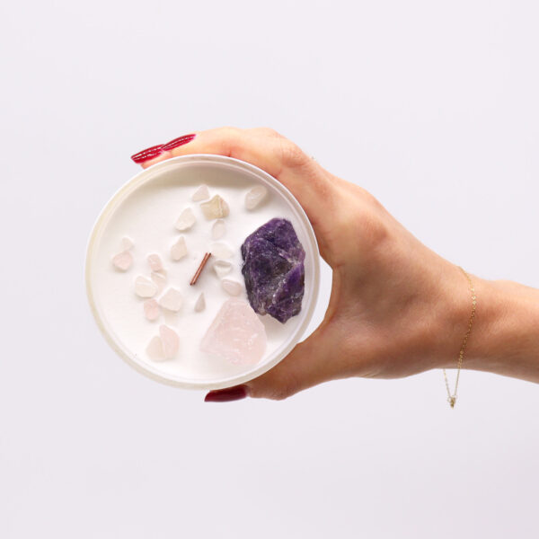 Velas de Cristal de Chakra - Chakra del Tercer Ojo - Imagen 3