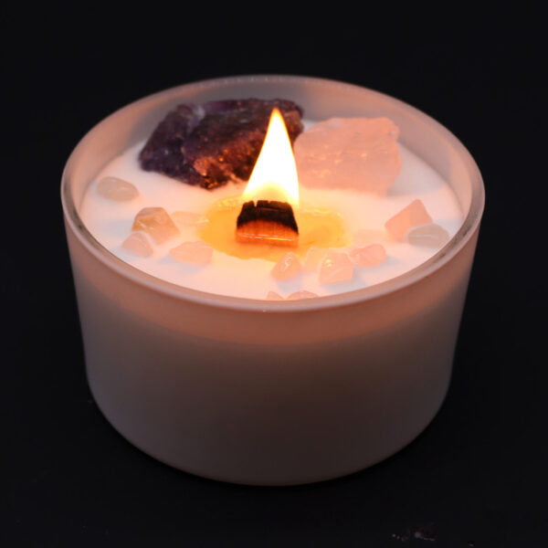 Velas de Cristal de Chakra - Chakra del Tercer Ojo - Imagen 2