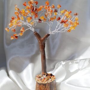 Árbol Bonsai Cristales chip Cornalina | Vitalidad