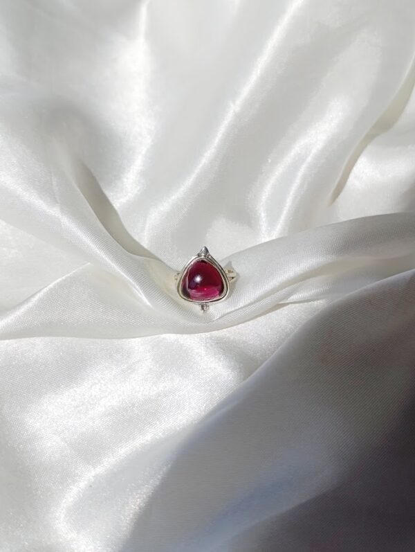 Anillo plata Granate "PIRUS" | Pasión