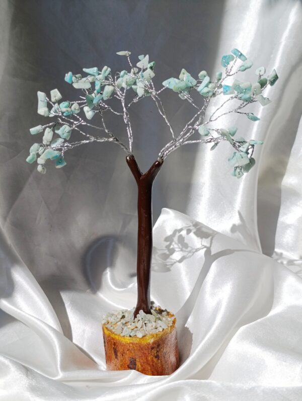 Árbol bonsai Cristales chip Amazonita | Calma