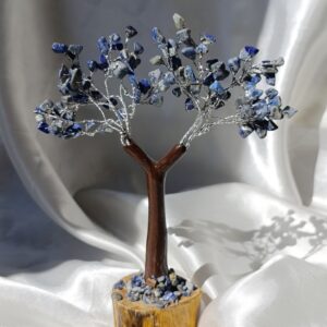 Árbol Bonsai Cristales chip Lapislázuli | Intuición