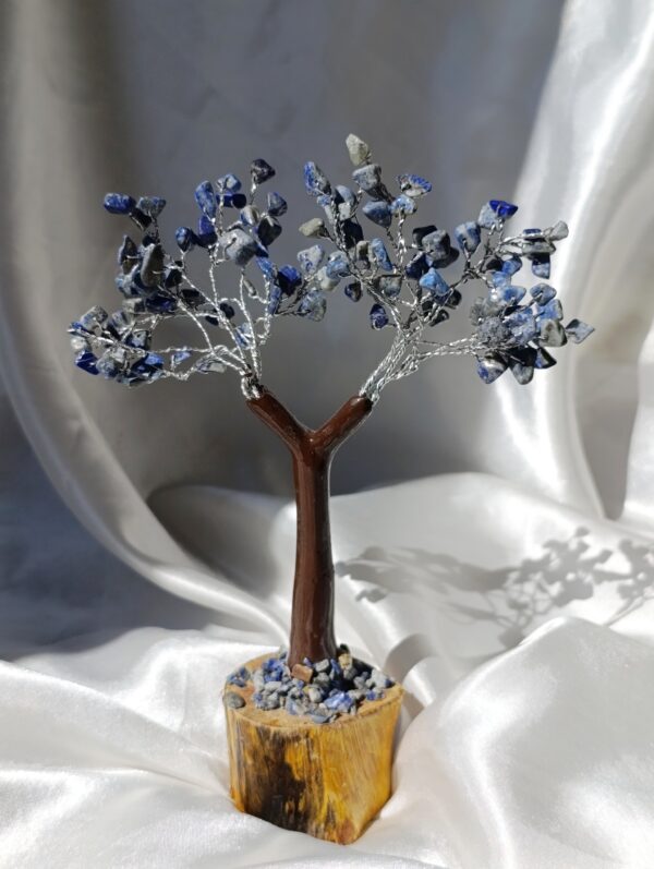 Árbol Bonsai Cristales chip Lapislázuli | Intuición