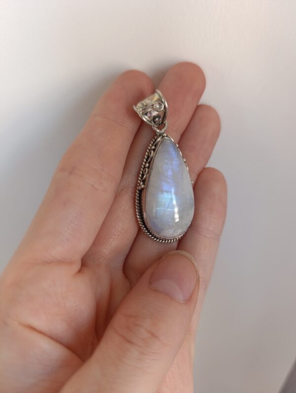 Colgante plata Piedra luna | Feminidad - Imagen 5