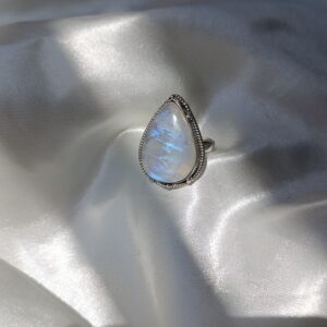 Anillo Plata Piedra luna | Creatividad