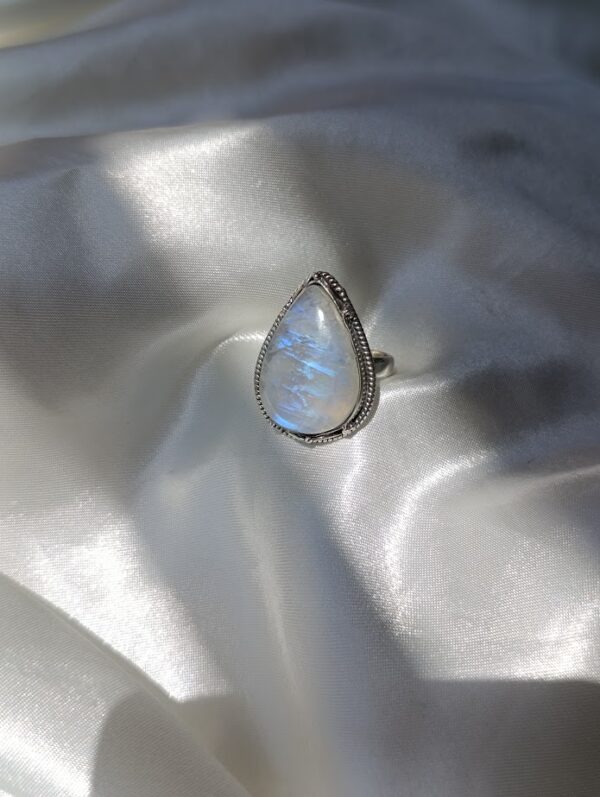 Anillo Plata Piedra luna | Creatividad