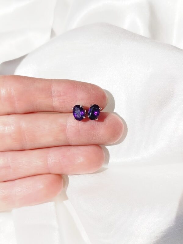 Pendientes plata Amatista | Transformación
