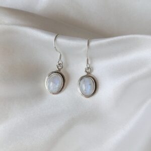 Pendientes plata Piedra luna "ISLA" | Feminidad