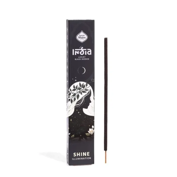 Incienso India Black Brillo Sagrada Madre Shine Iluminación