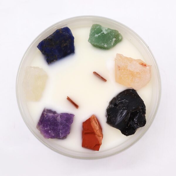 Velas Grandes de Cristal de Chakra - Siete Chakras - Imagen 5